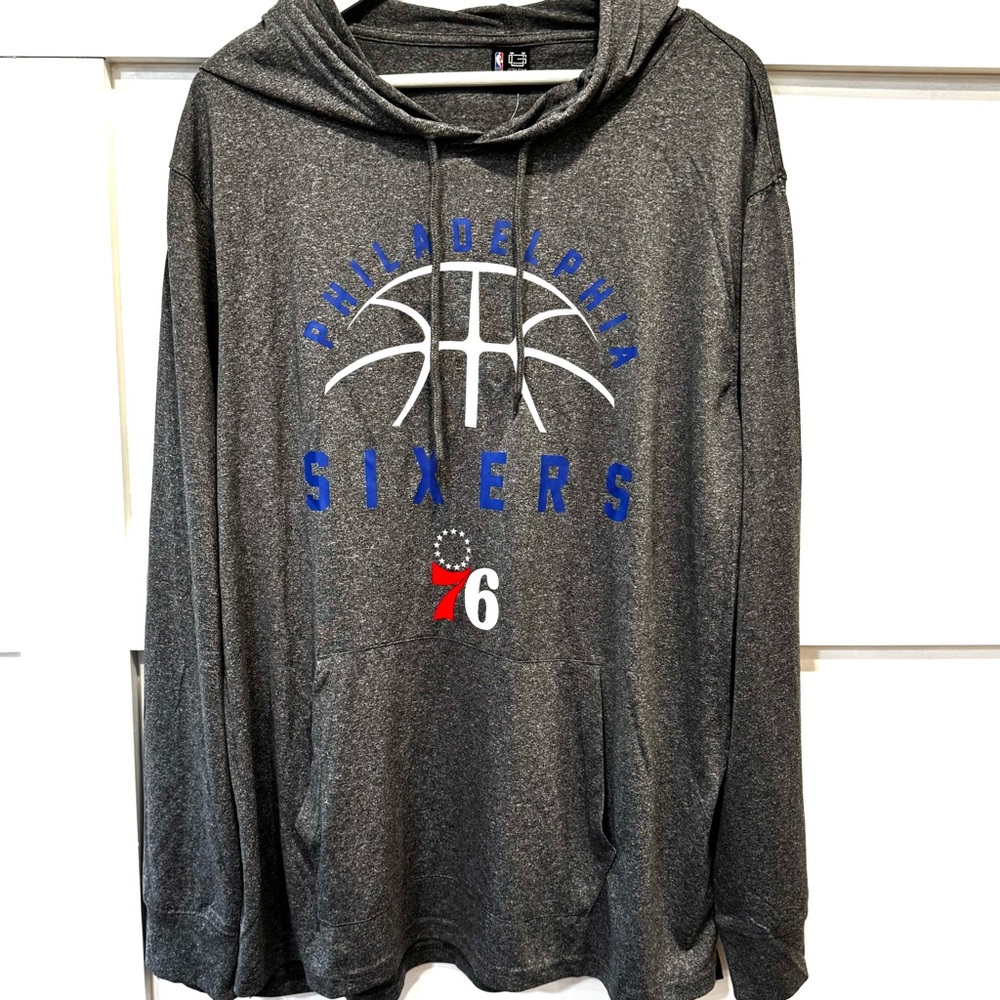 Philadelphia Sixers 76ers NBA Polyester Hoodie NWT  XL